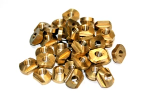 M8 T Nuts - Track Nuts Wingfoil Board Kitefoiling Hydrofoil Brass 4 Pack - Picture 1 of 6
