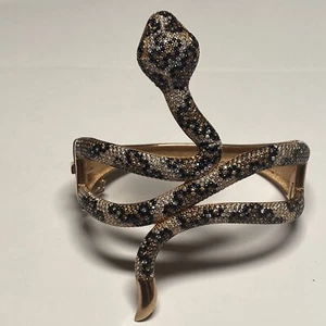 Designer RVZ Schlangenmanschette Armband Klapperschlange Edelstein mit Sicherheitsverschluss 72620 - Bild 1 von 7