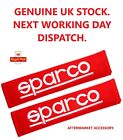 Sparco  Seat Belt Pads. Soft Cotton. Red.  260mm x 65mm 1 Pair.