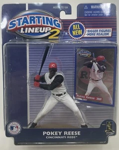 STARTING LINEUP 2 FIGURE POKEY REESE REDS 2001 - Picture 1 of 3