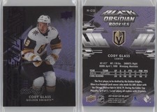 2019-20 SPx UD Black Obsidian Rookies Purple /99 Cody Glass #R-CG Rookie RC