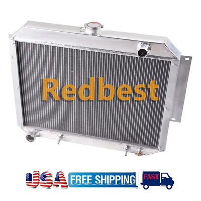 3Row Aluminum Radiator #332 For 1966-70 Dodge Monaco Polara Chrysl5.2 6.3 7.2 V8 Foto 1 de 4