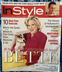 Vintage InStyle Magazine March 1997 Bette, Princess Diana, Matthew Perry, 90s - Picture 1 of 18
