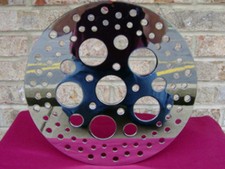 FOR HARLEY ROUND POLISHED CIRCULAR FRONT BRAKE ROTOR PARTS FOR HARLEY 2000 & UP