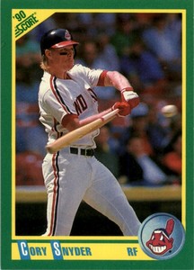 1990 Score MLB Cory Snyder #10