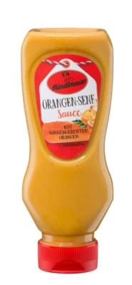 Orangen-Senf Sauce von Händlmaier 225ml, Squeezeflasche - Bild 1 von 3