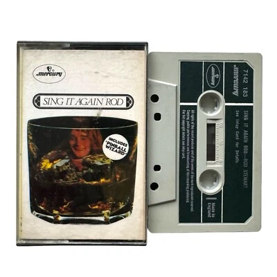 Rod Stewart Tape Cassette Sing It Again Rod Vintage Audio Pop Music Album Tape  - Image 1 of 4