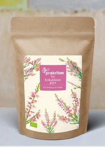 Bio Erikablüten ganz Tee 100g Heideblüten ganz Heather flowers wohle DE-ÖKO-044 - Bild 1 von 6