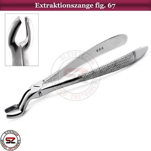 Chirurgische Zahnentfernung Zahn Extraktionszange Fig.67A Prämolaren Zahnarzt - Bild 1 von 5