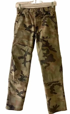 Pantalones cargo Gap Kids talla XL 12-13 camuflaje elástico elástico cintura bolsillos Foto 1 de 4
