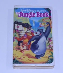 VTG VHS Walt Disney Black Diamond Classic Jungle Book Family Movie Animation - Picture 1 of 4