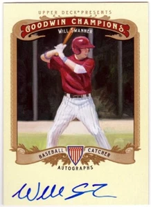Will Swanner 2012 Upper Deck Goodwin Champions en tarjeta autógrafo ColoradoRockies - Imagen 1 de 1