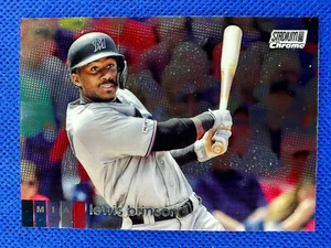 2020 #369 Lewis Brinson Topps Stadium Club Chrome Baseball Miami Marlins - Foto 1 di 2