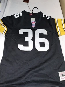 Steelers Jerome Bettis Women's Mitchell & Ness Black Jersey Sz S - Picture 1 of 4