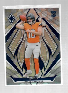 Tarjeta de novato Bo Nix 2024 Phoenix NFL Shield 143/150 RC #159 - Imagen 1 de 2