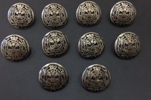THE WELCH REGIMENT Uniform Shank Buttons Lot 10 Metal - Picture 1 of 3