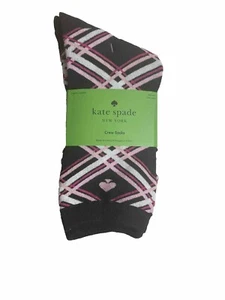 New Kate Spade New York Womens Crew Socks 3 Pairs, one size - Picture 1 of 4