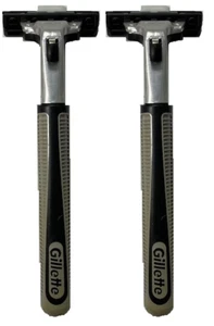 Gillette Atra Plus (Vector) Razor Handle - Holds All Atra Blades (2 Pack) - Picture 1 of 1