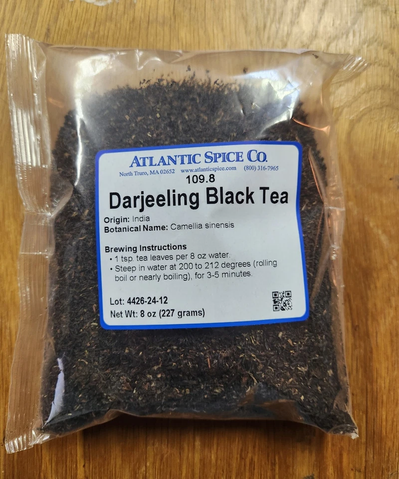 DARJEELING TÉ NEGRO SUELTO 8 OZ - ATLANTIC SPICE CO! Foto 1 de 1