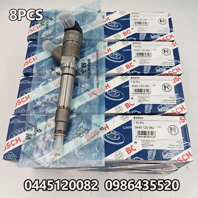 8pcs 0986435520 Diesel Fuel Injector Fits For GMC LMM Duramax 2007.5-2010 6.6L - Изображение 1 из 4