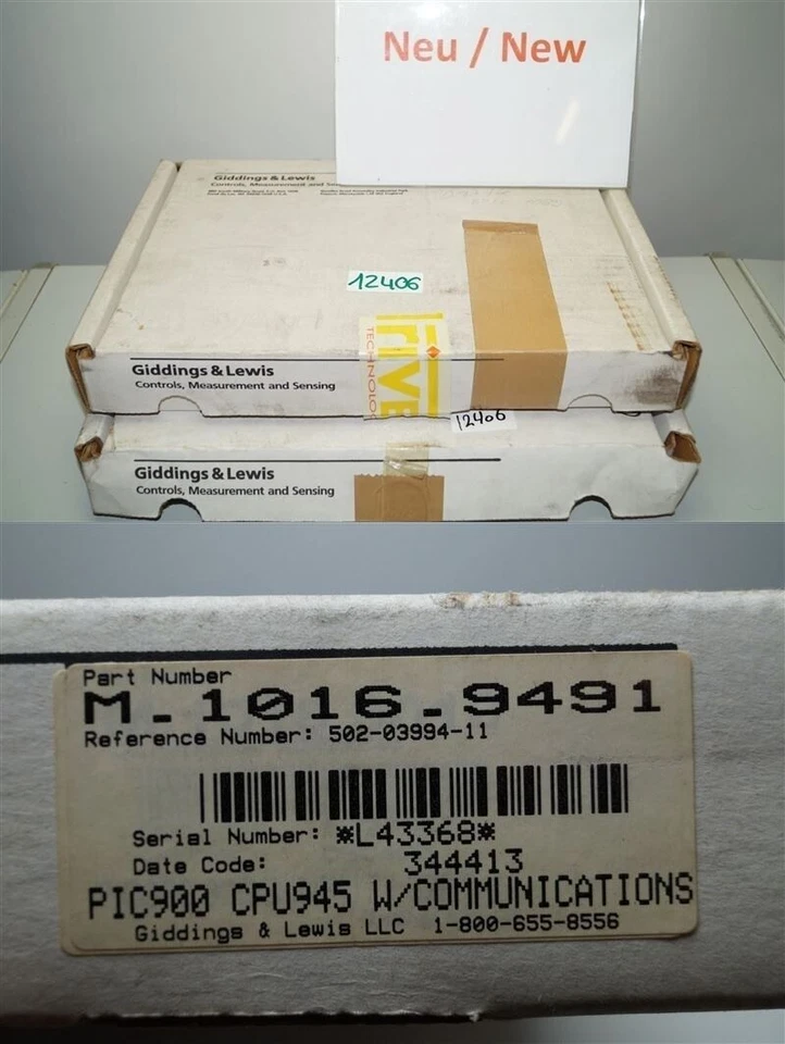 Giddings Lewis PiC900 Cpu945 M-1016-9491 - Image 1 of 1