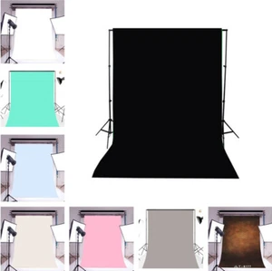 Custom 8 Colors Solid Color Vinyl & Polyester Backdrop Background Photography - Picture 1 of 20