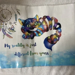 Alice in Wonderland Cheshire Cat Abstract Canvas Print Wall 13”x19” - Picture 1 of 1