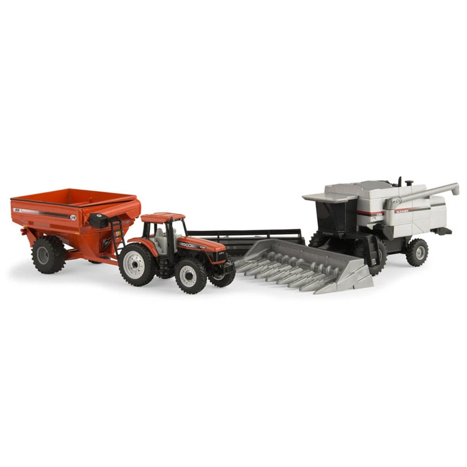 1/64 Harvesting Set Gleaner C62 Combine AGCO DT200 J&M 875 Grain Cart ERT16299 - Image 1 of 2