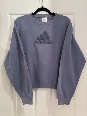 Vintage Adidas lavender cotton fleece sweatshirt - ‘80’s - medium - Image 1 of 4