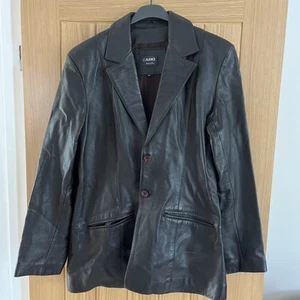 Arms Leather Jacket Brown Size 18 - VGC - Picture 1 of 7