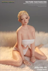 JIAOU DOLL JOQ-10E 1/6 European Female Big Bust Steel Skeleton Body 12" Figure - Picture 1 of 19