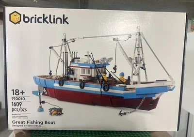 Lego Bricklink Designer Program Great Fishing Boat 910010 New Sealed - Image 1 of 2