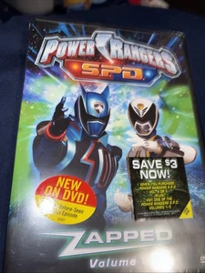 SEALED - Power Rangers S.P.D. - Zapped - Vol. 5 Ep 21-25 DVD -2 Disc New - Picture 1 of 1