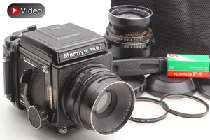 Película trasera con correa [Exc+5] Mamiya RB67 Pro Sekor NB 127 mm f/3,8 65 mm f/4,5 JAPÓN - Imagen 1 de 11