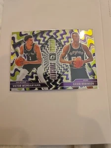 Victor Wembanyama / David Robinson 2024-25 Optic #5 Optical Illusions - Bild 1 von 2