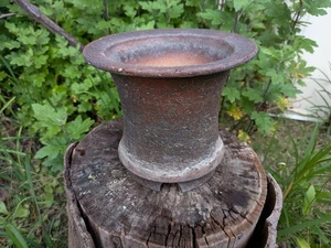 Bonsai pot Shigaraki ware Omoto pot Wildflower Orchid pot Used item - Picture 1 of 10