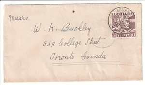 St. Nicholas, Aruba to Toronto, Canada Airmail Cover - 1939 - Picture 1 of 2