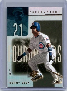 Sammy Sosa Cubs 2001 SPx Foundations Upper Deck Baseball Card #F10 - Picture 1 of 2
