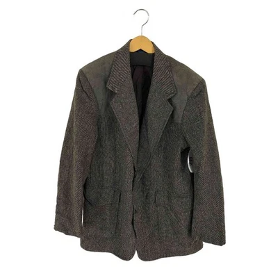 Pendleton USA Suede Wool Jacket Men Walnut Button Patch Coat - Image 1 of 4