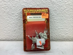 Warhammer Fantasy Beastmen BEASTMAN LORD Out of Print Model Sealed MS5178 - Picture 1 of 2
