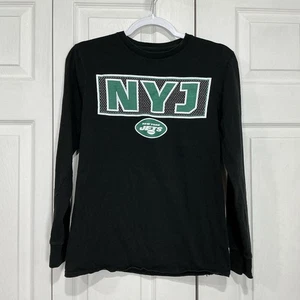 🌷 Fanatics New York Jets Langarmshirt schwarz T-Shirt - Small - Bild 1 von 5