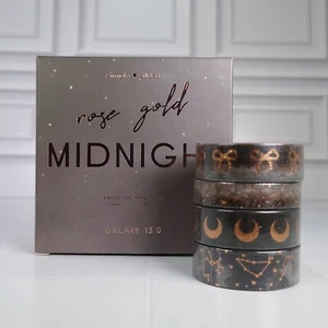 NEW simply gilded ROSE GOLD MIDNIGHT GALAXY 13.0 boutique boxed washi tape set - Picture 1 of 1