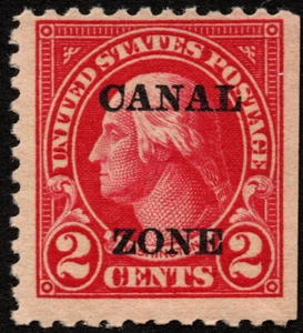 Canal Zone - 1924 - 2 Cents Carmine Overprinted George Washington # 73 Mint NH - Picture 1 of 1