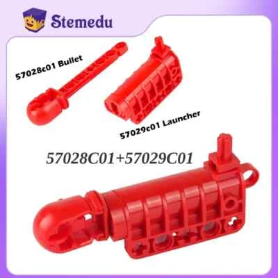 10X MOC Cannon Launcher Bullet Set Flat Bottom Shooter For Lagoes Technical DIY - Image 1 of 4