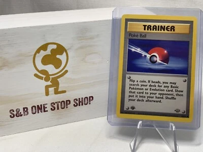 Poke Ball 64/64 (1st Edition) Trainer - Jungle - Pokemon TCG 1999 Wizards WOTC - Image 1 of 4