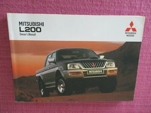 MITSUBISHI L200 (2001 - 2004) OWNERS MANUAL - USER GUIDE - HANDBOOK (MIT 253) - Picture 1 of 2