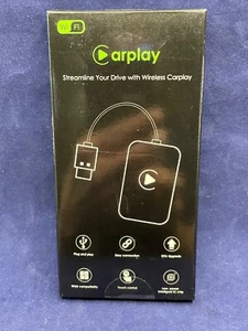 Wireless CarPlay Adapter For iPhone Apple Wireless Carplay Dongle IOS 10+ - Picture 1 of 6