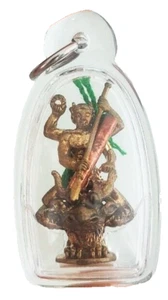 Amulett Gott Tod brennen menschliches Herz Talisman Charm schwarze Magie Liebe Geld Glück - Bild 1 von 12