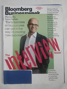 Bloomberg Businessweek Magazine Lot Of 5 2016-2018 The Interview Global Tech - Picture 1 of 5