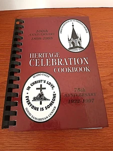Idaho Falls Heritage Cookbook 1998 75th Ann. 1st Evangelical Lutheran Church - Picture 1 of 8